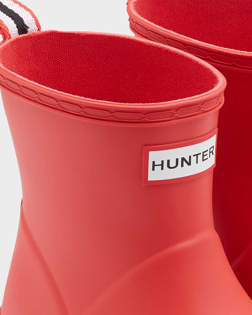 Hunter Original Play Short Mid-Calf Women's Rain Boots NZ-62642N Red